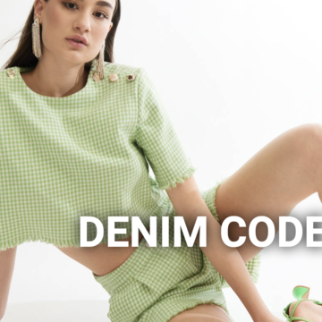 Denim Code.png Kikisix maglietta e short verdi - 